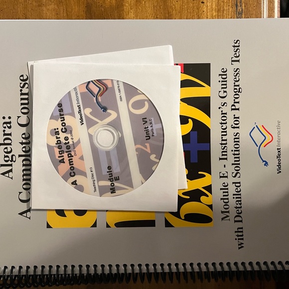VideoText Algebra DVDs and texts - Picture 6 of 9